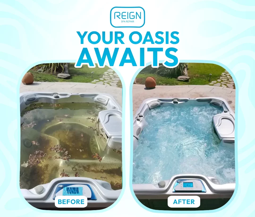 Before-And-After-servicing-hot-tub-reign-spa-repair